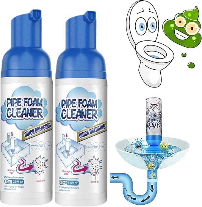 PipeFoam™ | Ingen flere blokkeringer eller ekle lukter!